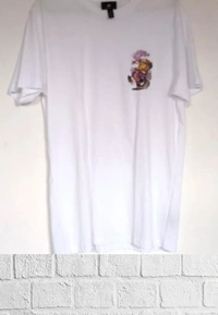 H&M Back printed T-shirts ⚾️ - white , M