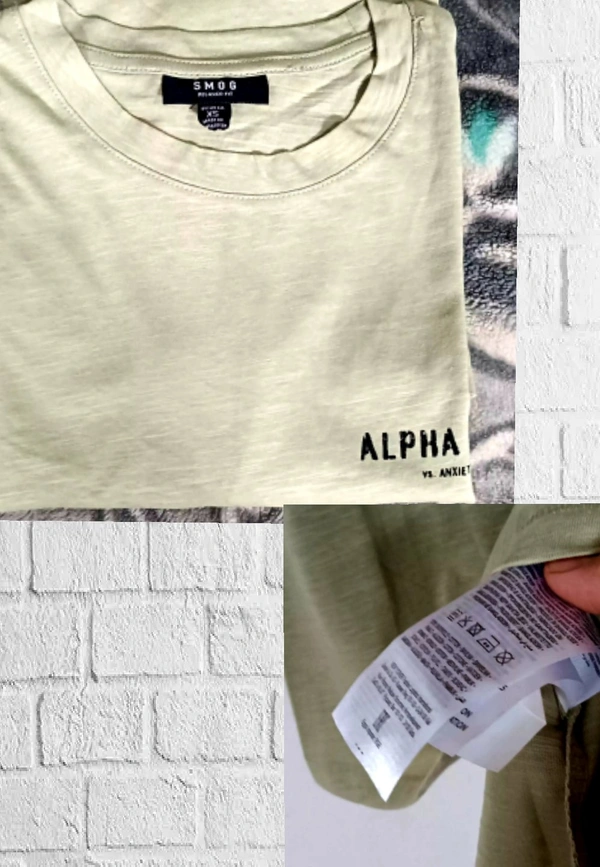 Alpha Line Smog Tee - Green🍈, Xs