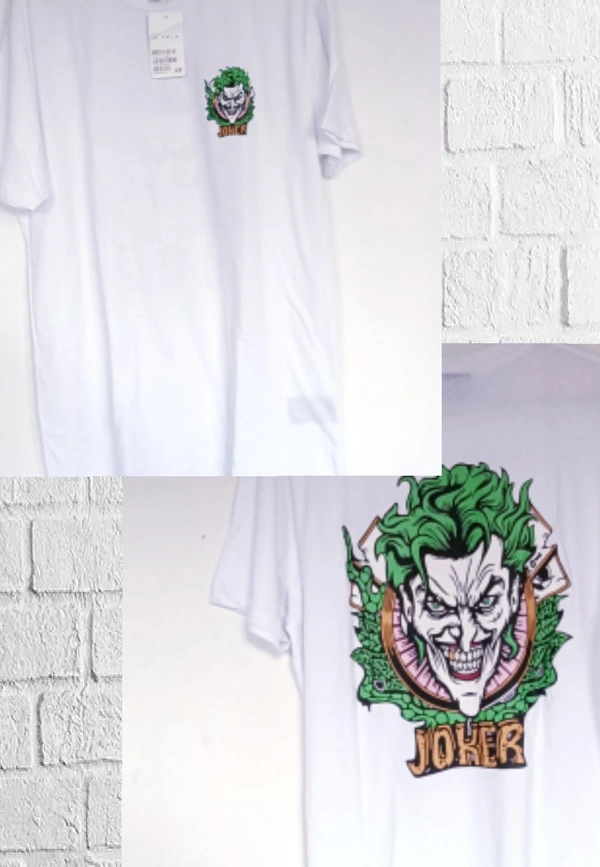 H&M Back printed Joker Tee⚾️ - White , L