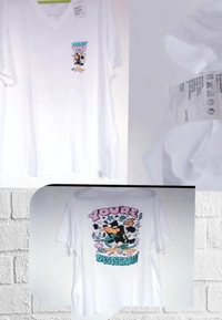 H&M Back printed(Looney Tunes Tee)⚾️ - white, XL
