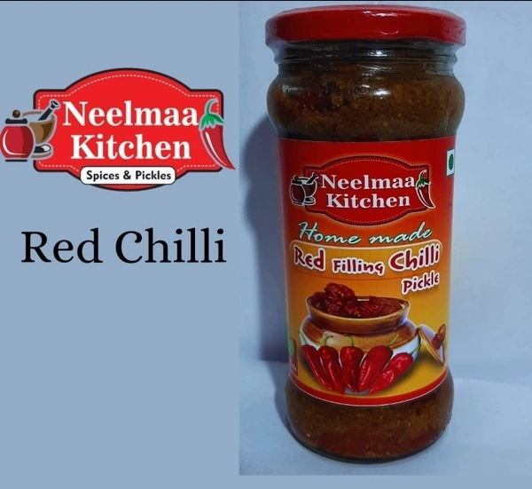 Red Stuffed Chilli Pickle 