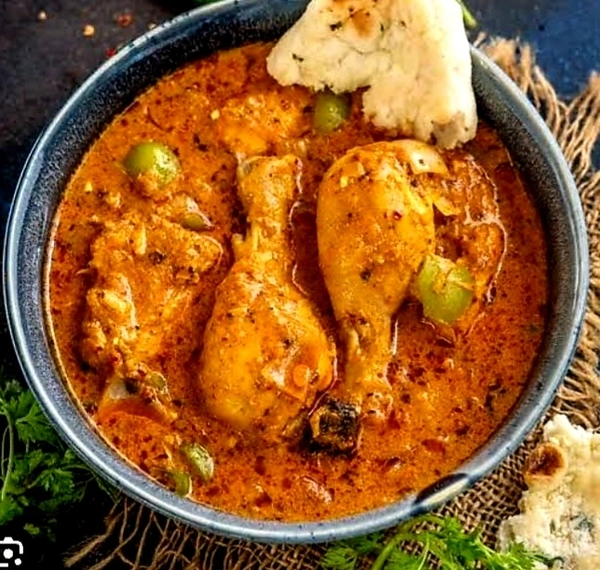 Kadhai Chicken Gravy  - Half Plate
