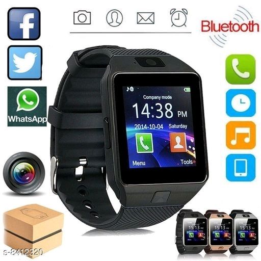 DZ09 Black Android 4G calling Smartwatch