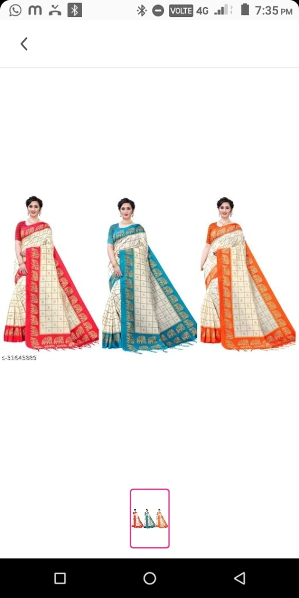 Kushboo Mysore Silk Sarees Combo Vol 2* - 3, 31643889