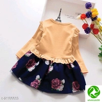 Agile Funky Girls Frocks & Dresses - creem