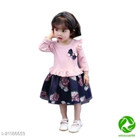 Agile Funky Girls Frocks & Dresses - pink, 1