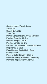 Trendy Irons - black