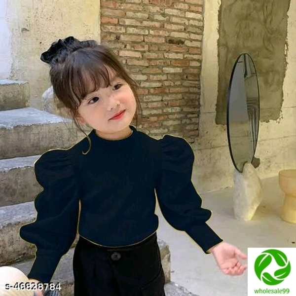 Elegant Girls Tops & Tun - black