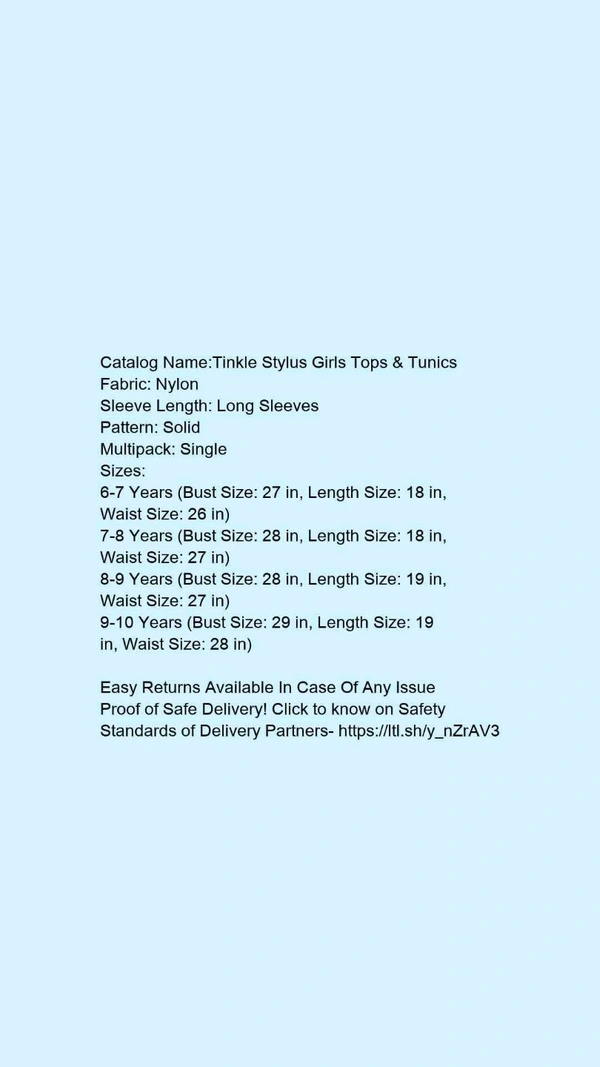 Elegant Girls Tops & Tun - black
