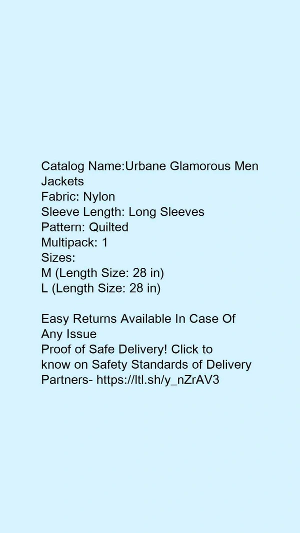 Trendy Men Nylon full Sleeves JacketFabric: Nylon - Red, M