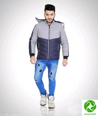 Trendy Men Nylon full Sleeves JacketFabric: Nylon - Red, M