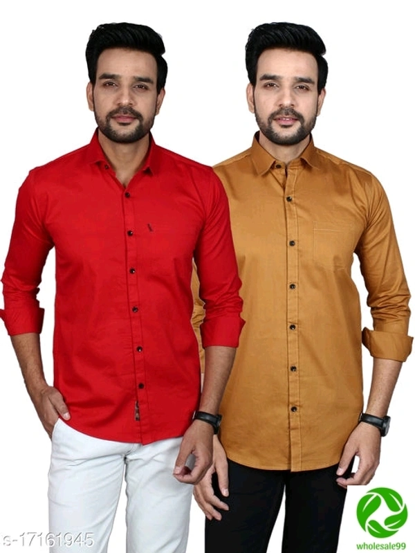 Catalog Name:*Comfy Designer Men Shirts* - green and black, XXL