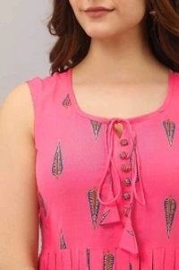 KGN Women Printed Anarkali Kurta - XL