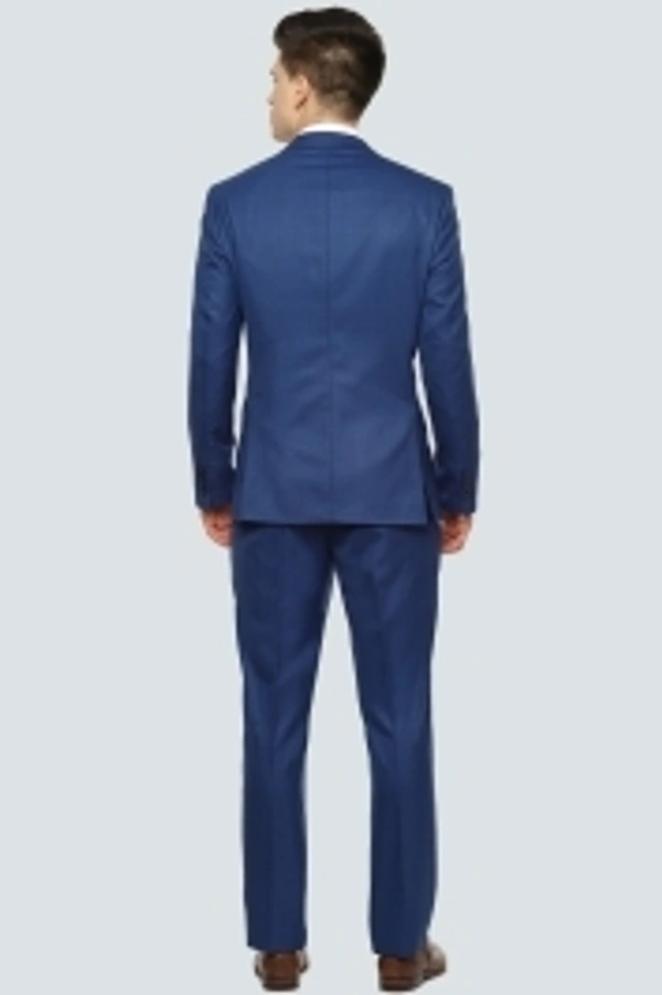 LOUIS PHILIPPE Single Breasted Checkered Men Suit - 44