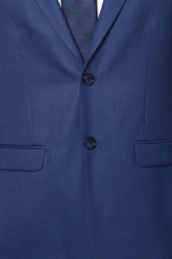 LOUIS PHILIPPE Single Breasted Checkered Men Suit - 44