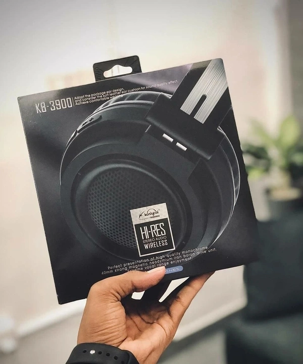 Koniycoi KB3900 BIuetooth Headphone High - Black