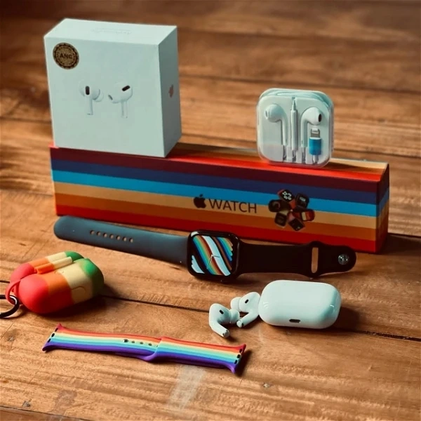 ZedQ Store Special Combo Offer | Series 7 Smartwatch With Apple Box | Air Pods Pro Awesome Quality | EarPods With Lightning Connector