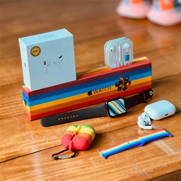 ZedQ Store Special Combo Offer | Series 7 Smartwatch With Apple Box | Air Pods Pro Awesome Quality | EarPods With Lightning Connector