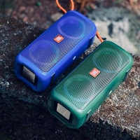 Portable Bluetooth Speaker Dynamic Thunder Sound With High Bass 2400mAh 10 W Bluetooth Speaker With Jbl Brand Logo - Blue