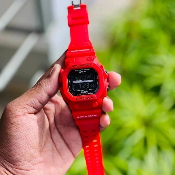 Casia G-Shack Big Size With High Quality Strap Best Finishing Body & Case - Red