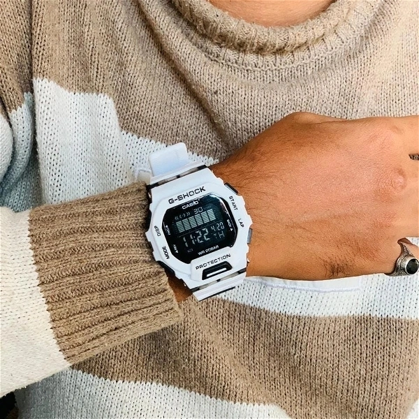 Casia G-Shack With High Quality Strap Best Finishing Body & Case - White