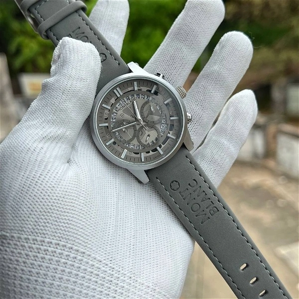 MontBlenc Matte Chronograph Collection With Brand Name Box Packing