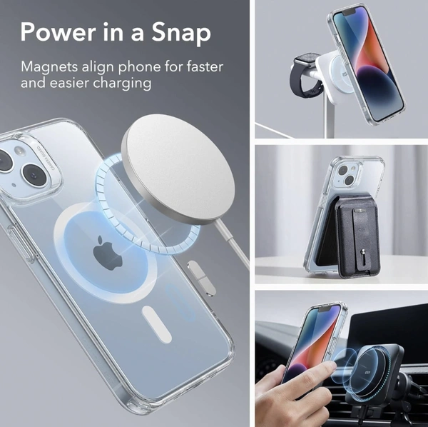 iPhone 13/ 14 Back Cover  - White, Free