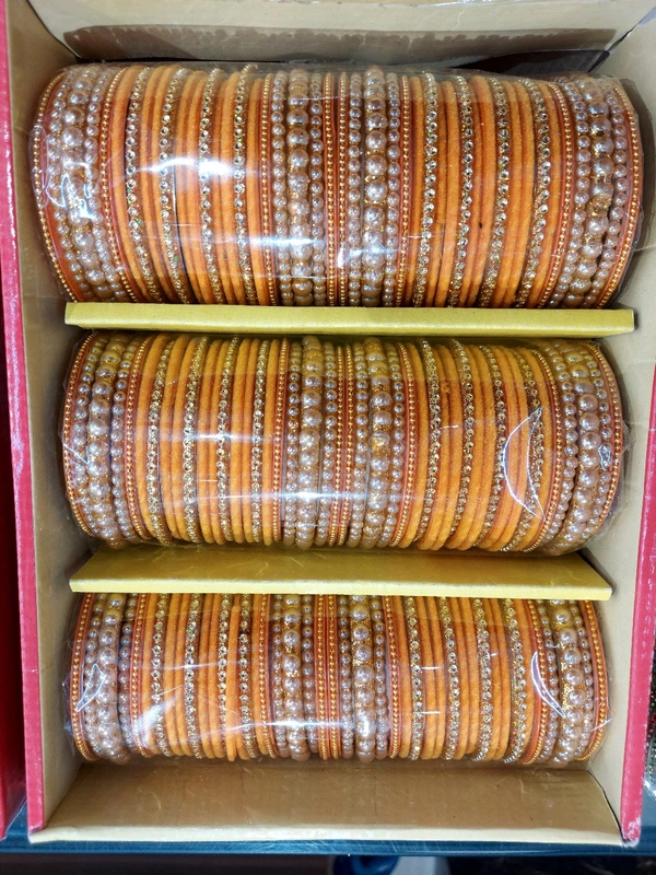 KARWACHAUTH BANGLES  - Yellow, 2.4.2.6.2.8