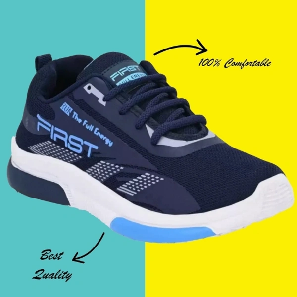 RUNNING SHOES FOR MAN - BLUE, 6