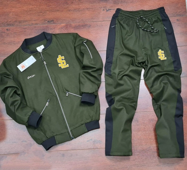 FULL SLEEVES REGULAR FIT TRACKSUIT  - MAROON/DARK BLUE, XXL
