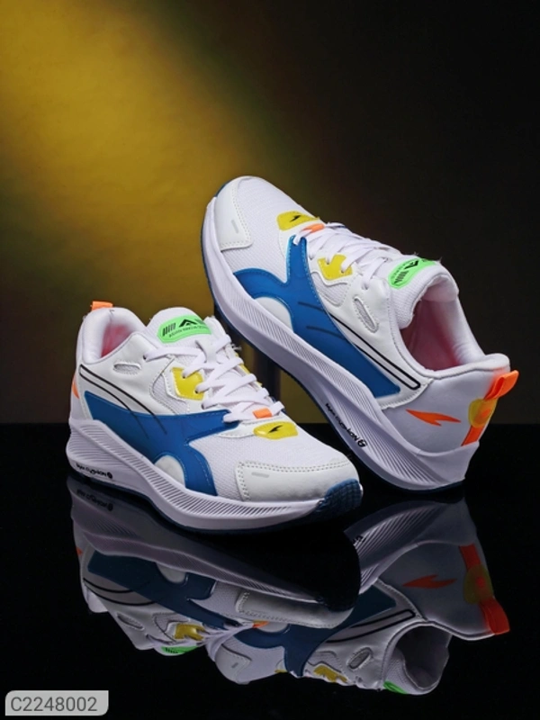 ASIAN INNOVA-01 PREMIUM SPORTS SHOES - WHITE, 6