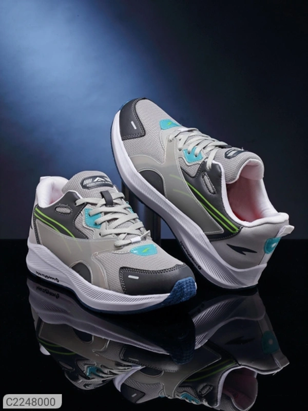 ASIAN INNOVA-01 PREMIUM SPORTS SHOES - GREY, 6