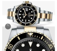 Rolex  Stainless Steel Black Dial (Refurbished)   