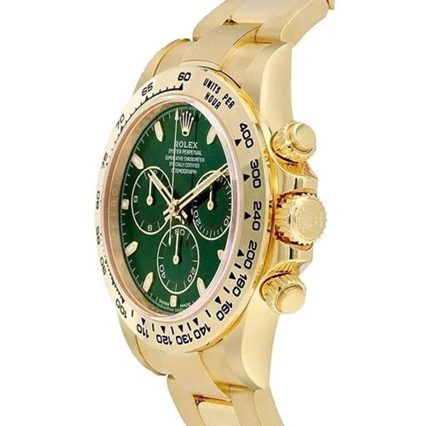 Rolex Daytona Automatic Gold Chain Green Dial (Refurbished)   