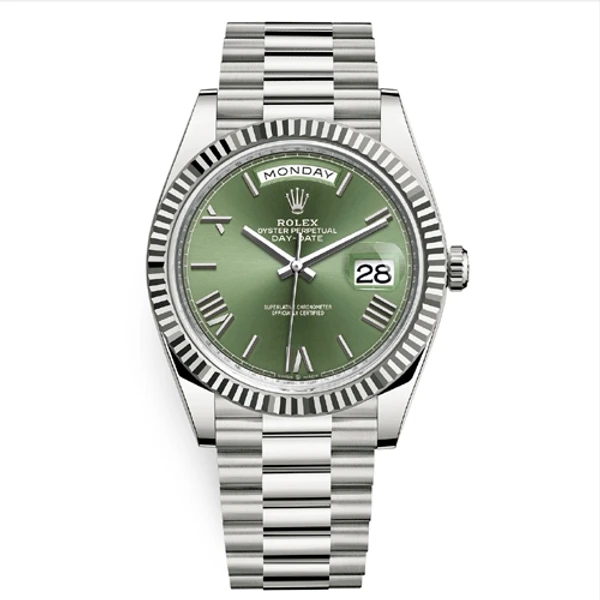 Luxury Watch Daydate Steel Green Dial 212 (Refurbished