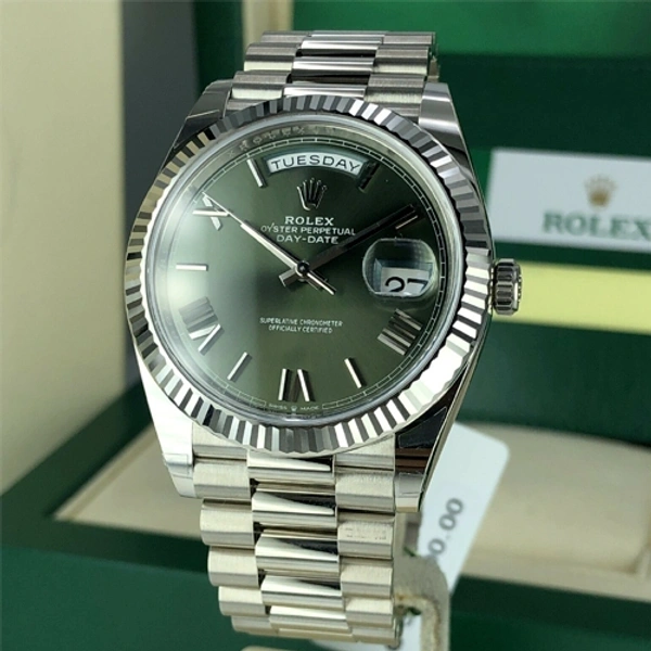 Luxury Watch Daydate Steel Green Dial 212 (Refurbished