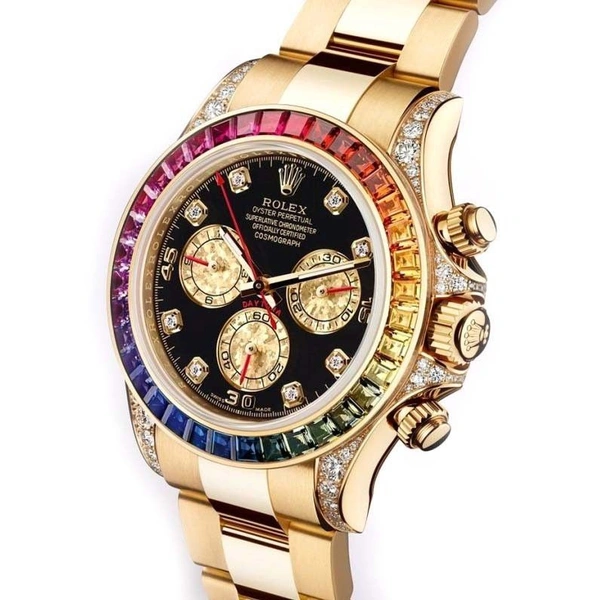 Luxury Watch Daytona Raingold 9655 (Refurbished - Gold