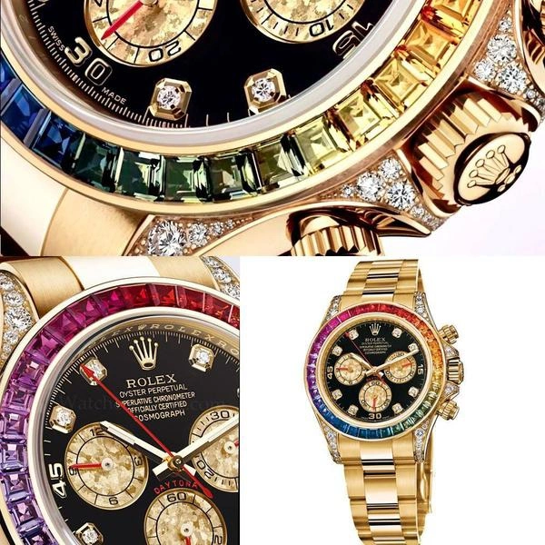 Luxury Watch Daytona Raingold 9655 (Refurbished - Gold