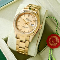Rolex For Him  7AA Premium Collection  DateJust Copy  - Corn