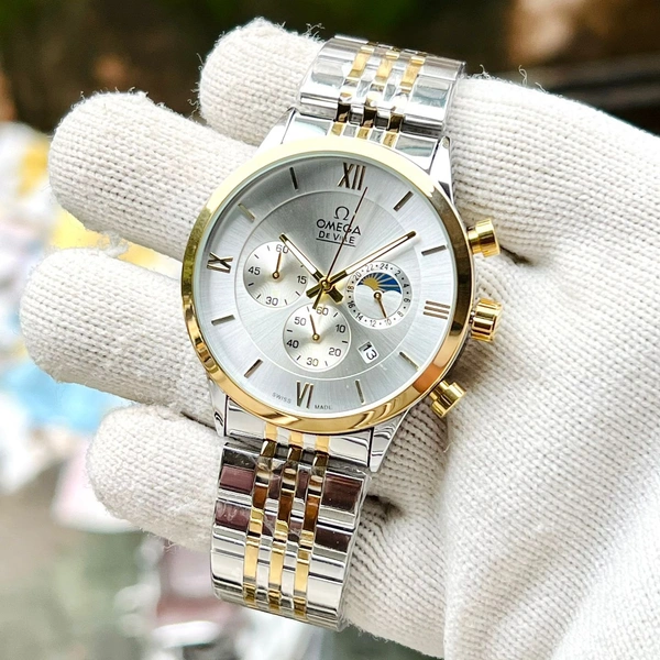 OMEGA BEST HIGH QUALITY SILVER GOLD METAL