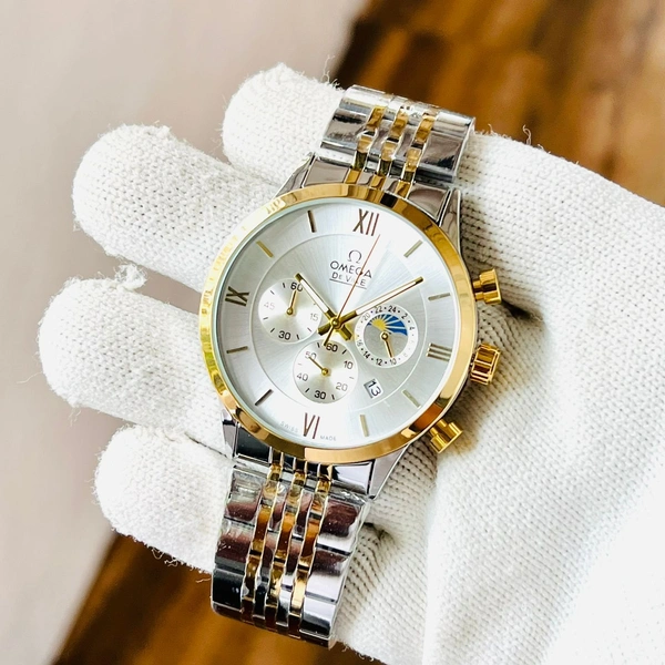 OMEGA BEST HIGH QUALITY SILVER GOLD METAL