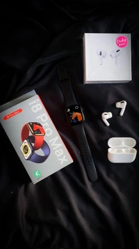 I8 Pro Max ( Series 8) With Airpods 2 Pro Tws*  - Black