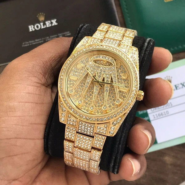 Rolex Diamond Studded Watch