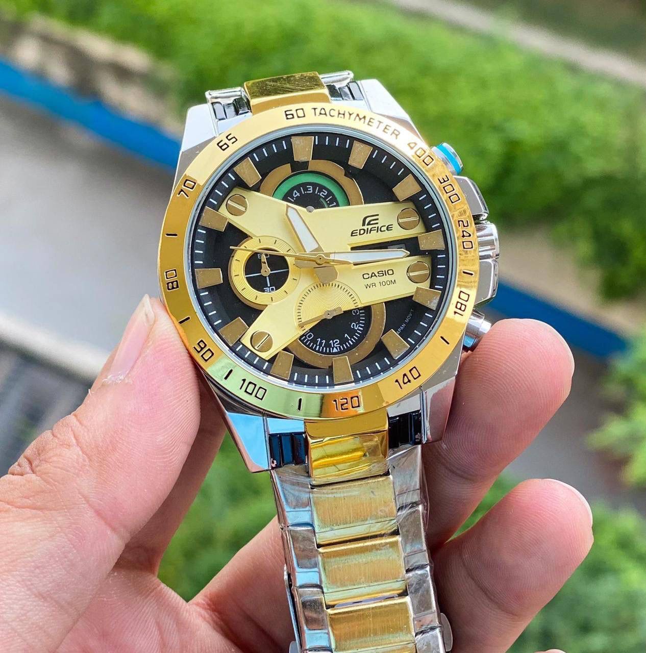 Casio edifice sale efr 540 gold