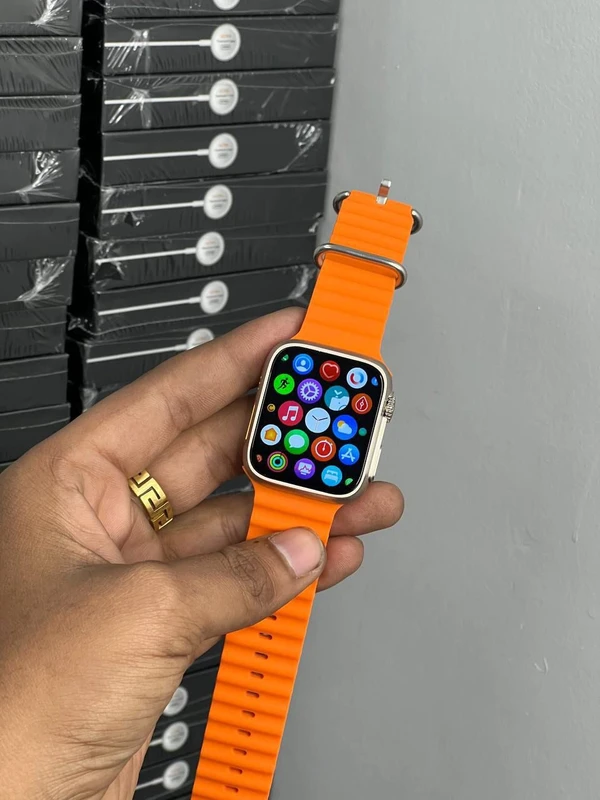  Z55 ultra smart watch🌟 - Yellow Orange