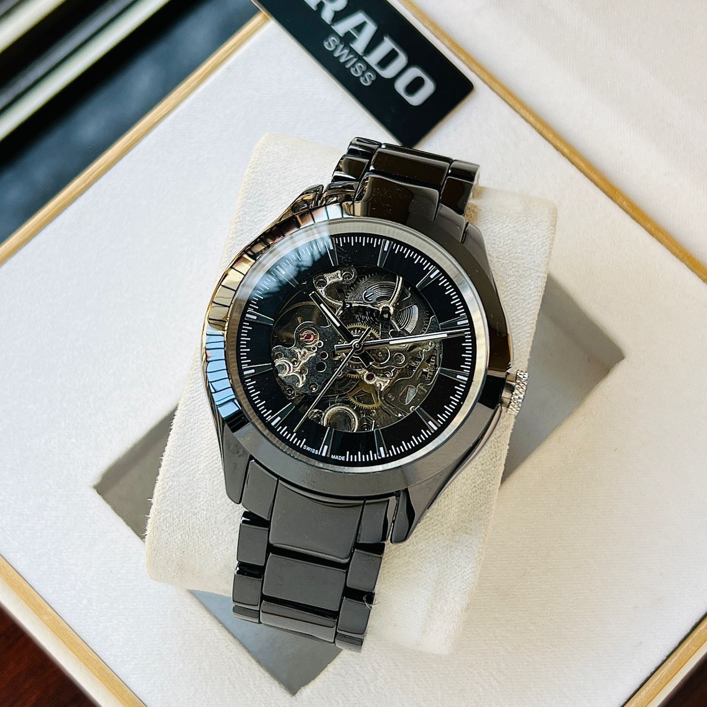 Price of clearance rado hyperchrome skeleton