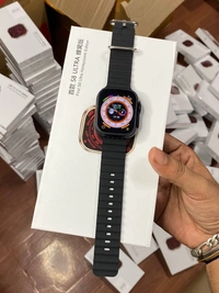 S8 Ultra Sim card ultra 4G watch  - Black