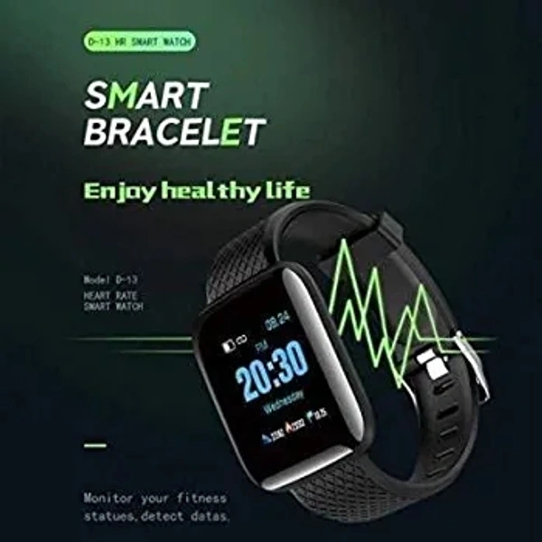 Smart Watch Id116  - Black