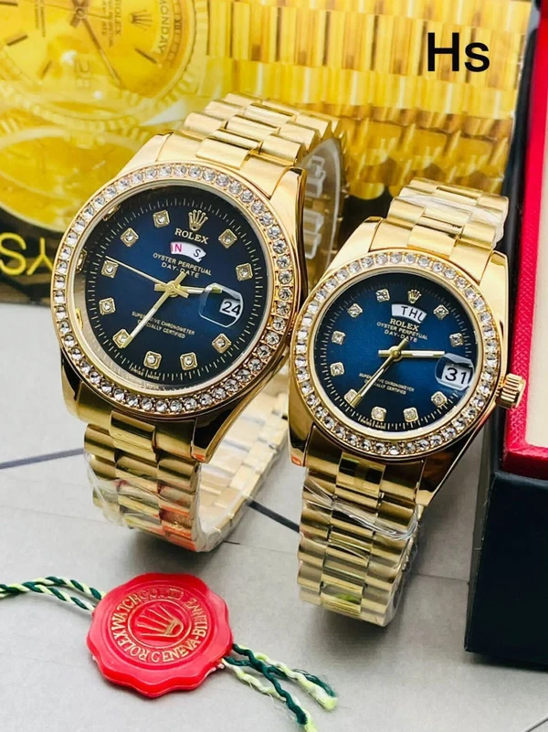 ROLEX OYSTERS Blue & Gold