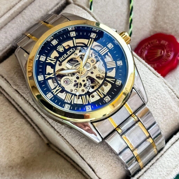 Rolex Fully automatic silver & golden
